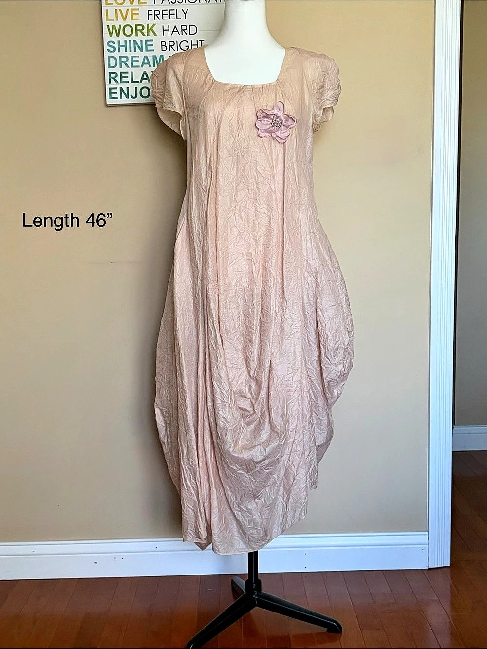Kanon Pink Maxi Dress Size Medium